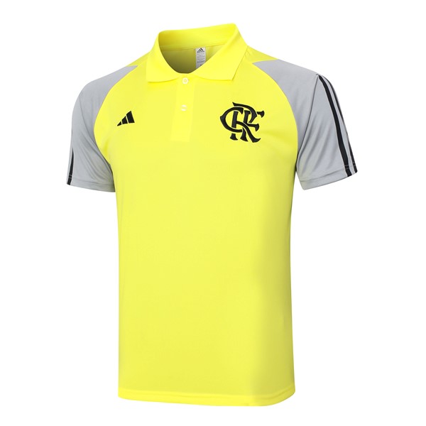 Polo Flamengo 2024 2025 Amarillo Gris 2